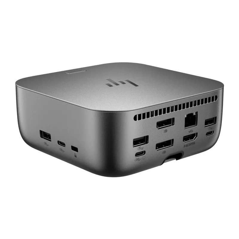 HP Thunderbolt 4 Ultra 180W G6 Dock, laidinis, Thunderbolt 4, 180 W, 10,100,1000,2500 Mbit/s, pilka, 8K Ultra HD
