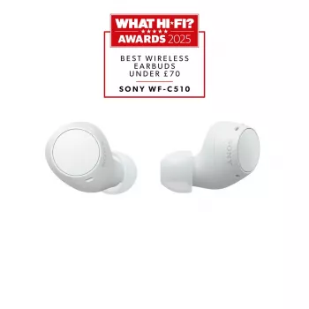 Ausinės Sony WF-C510 True Wireless Stereo (TWS) Į ausį Skambučiai/Muzika/Sportas/Kasdien naudojimas Baltos