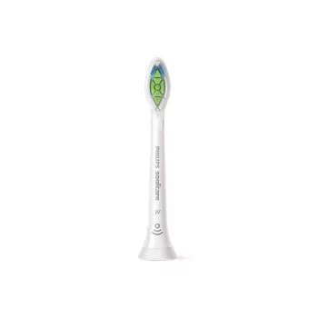 Dantų šepetėlio keičiamosios galvutės Philips HX6064/87 Optimal White — 4 vnt., balta, vidutinio kietumo šereliai