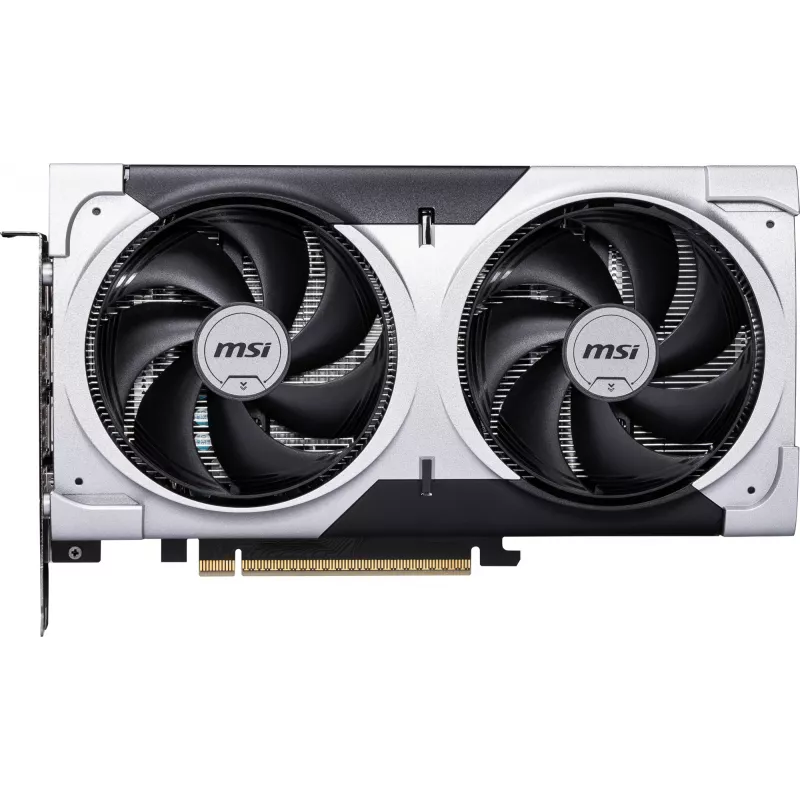 Vaizdo plokštė MSI GeForce RTX 5060 Ti 8 GB GDDR7, PCIe 5.0, 4608 CUDA, 2602 MHz boost, 128 bitų, 2 ventiliatoriai, 180 W