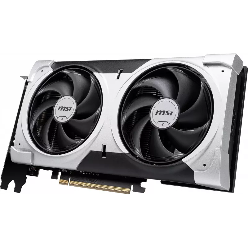 Vaizdo plokštė MSI GeForce RTX 5060 Ti 8 GB GDDR7, PCIe 5.0, 4608 CUDA, 2602 MHz boost, 128 bitų, 2 ventiliatoriai, 180 W