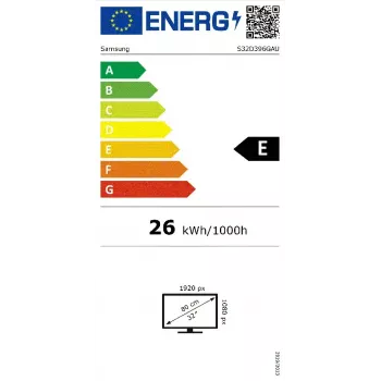 Samsung S39GD kompiuterio monitorius 81,3 cm (32 colių) 1920 x 1080 pikselių Full HD LCD juodas