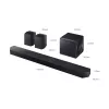Garso juosta Samsung HW-Q990F 11.1.4 kanalų, 756 W, juoda, belaidis žemų dažnių garsiakalbis, HDMI, Wi‑Fi