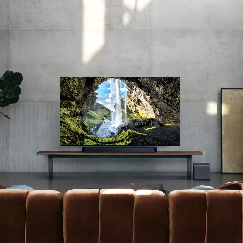 Garso juosta Samsung HW-Q990F 11.1.4 kanalų, 756 W, juoda, belaidis žemų dažnių garsiakalbis, HDMI, Wi‑Fi