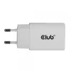 USB‑C įkroviklis 2 vnt. rinkinys CLUB3D CAC-3020, 30 W bendra galia, balta