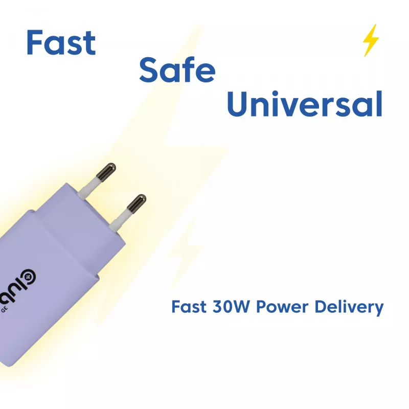 Maitinimo adapteris club 3d USB-C įkroviklis 30 W 2 vnt. pakuotėje, kompaktiškas, skirtas telefonams ir planšetėms