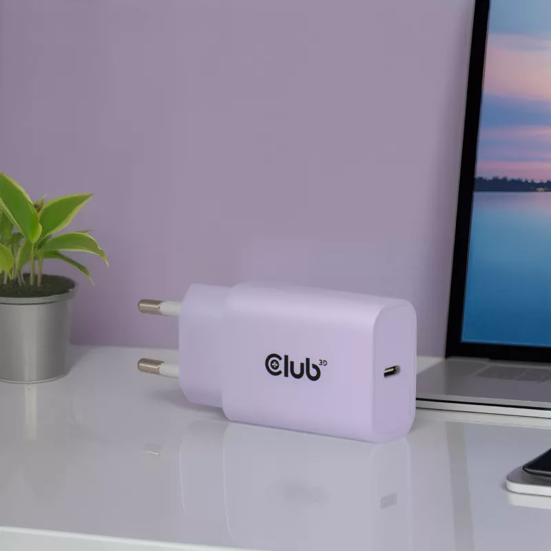 Maitinimo adapteris club 3d USB-C įkroviklis 30 W 2 vnt. pakuotėje, kompaktiškas, skirtas telefonams ir planšetėms