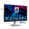 Philips 4000 serijos 27B2N4500/00 kompiuterio monitorius 68,6 cm (27 colių) 2560 x 1440 pikselių Quad HD LCD pilkas
