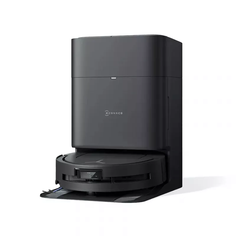Robot vacuum Ecovacs Deebot T80 Omni — bagless 3 L dust, 0.11 L water, 6400 mAh, 297 min runtime, black