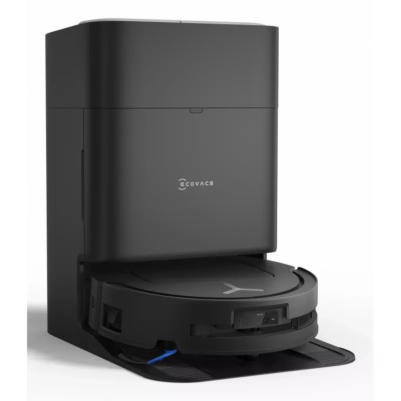Robot vacuum Ecovacs Deebot T80 Omni — bagless 3 L dust, 0.11 L water, 6400 mAh, 297 min runtime, black