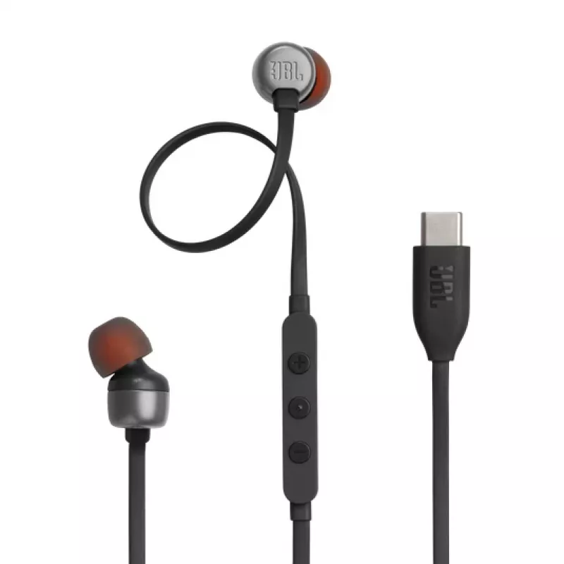 JBL Tune 310C Ausinės laidinės į ausis Skambučiai/Muzika USB Type-C Juodos