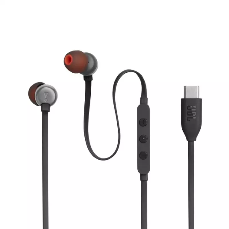 JBL Tune 310C Ausinės laidinės į ausis Skambučiai/Muzika USB Type-C Juodos