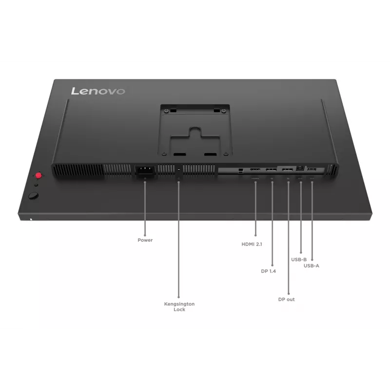 Lenovo ThinkVision P24Q-40 Monitorius, 60,5 cm (23,8 colio), 2560 x 1440 pikselių, Quad HD, LCD, 6 ms, Juodas