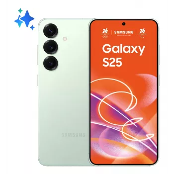 Samsung Galaxy S25 15,8 cm (6,2 colio) Dual SIM Android 15 5G USB Type-C 12 GB 128 GB 4000 mAh Mėtų spalva