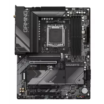 GIGABYTE B650 GAMING X AX V2 pagrindinė plokštė - AMD Ryzen 9000 serijos procesoriams, 8+2+2 fazių VRM, iki 8000MHz DDR5 (OC), 1xPCIe 5.0 + 2xPCIe 4.0 M.2, 2.5GbE LAN, WIFI 6E, USB 3.2 Gen 2