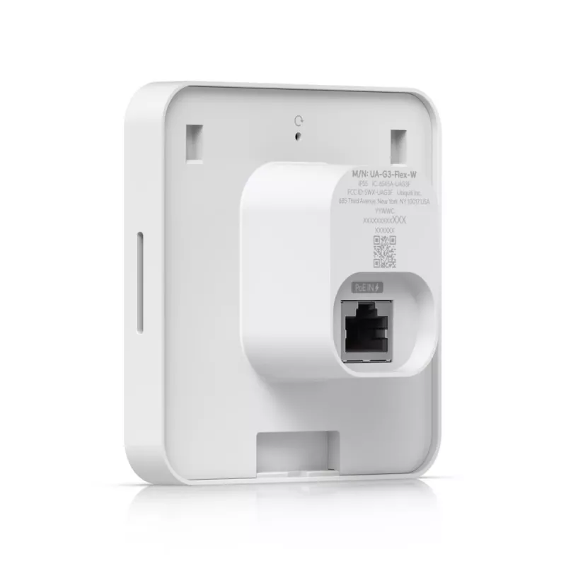Prieigos kontrolės skaitytuvas Ubiquiti Reader Flex Basic baltas garsiakalbis galia 1W