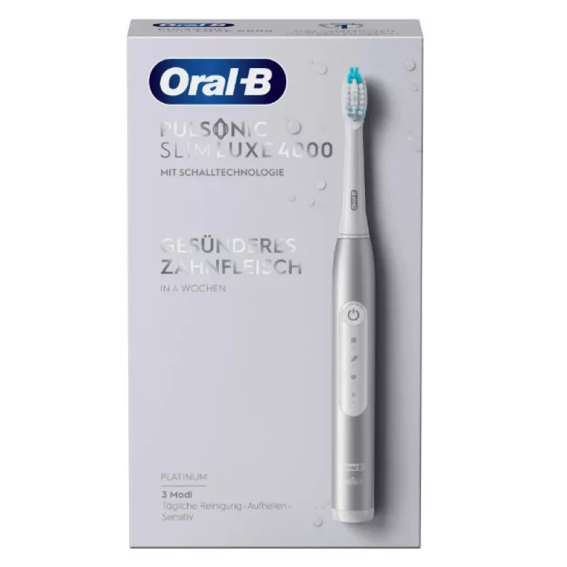 Oral-B Pulsonic plonas Luxe 4000 Adult Sonic toothbrush Platinum
