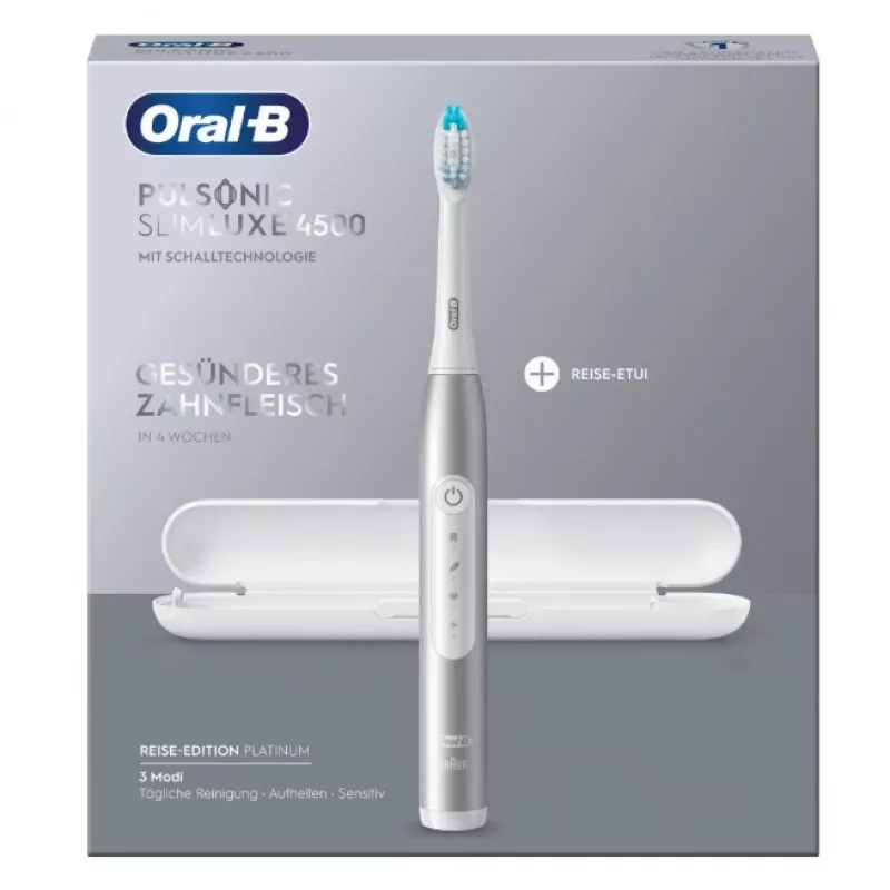 Oral-B Pulsonic plonas Luxe 4500 Adult Sonic toothbrush Platinum