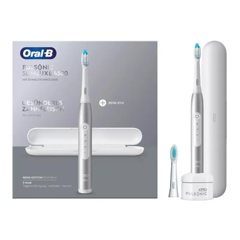 Oral-B Pulsonic plonas Luxe 4500 Adult Sonic toothbrush Platinum