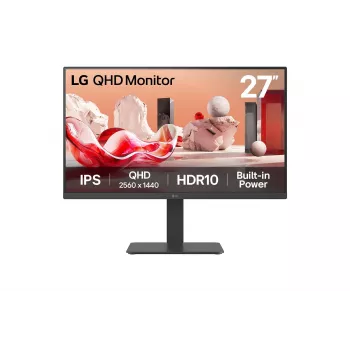 LG 27BA45QB-B kompiuterio monitorius 68,6 cm (27 colių) 2560 x 1440 pikselių Quad HD LCD juodas