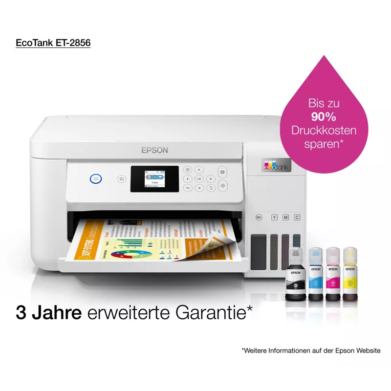 Epson EcoTank ET-2856 rašalinis A4 5760 x 1440 DPI 33 ppm Wi-Fi