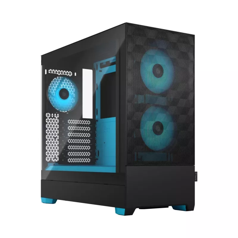 FRACTAL DESIGN Pop Air RGB Cyan Core Tgclear Tint