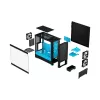 FRACTAL DESIGN Pop Air RGB Cyan Core Tgclear Tint