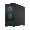 FRACTAL DESIGN Pop Air RGB Cyan Core Tgclear Tint