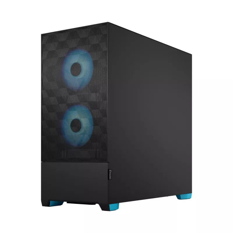 FRACTAL DESIGN Pop Air RGB Cyan Core Tgclear Tint