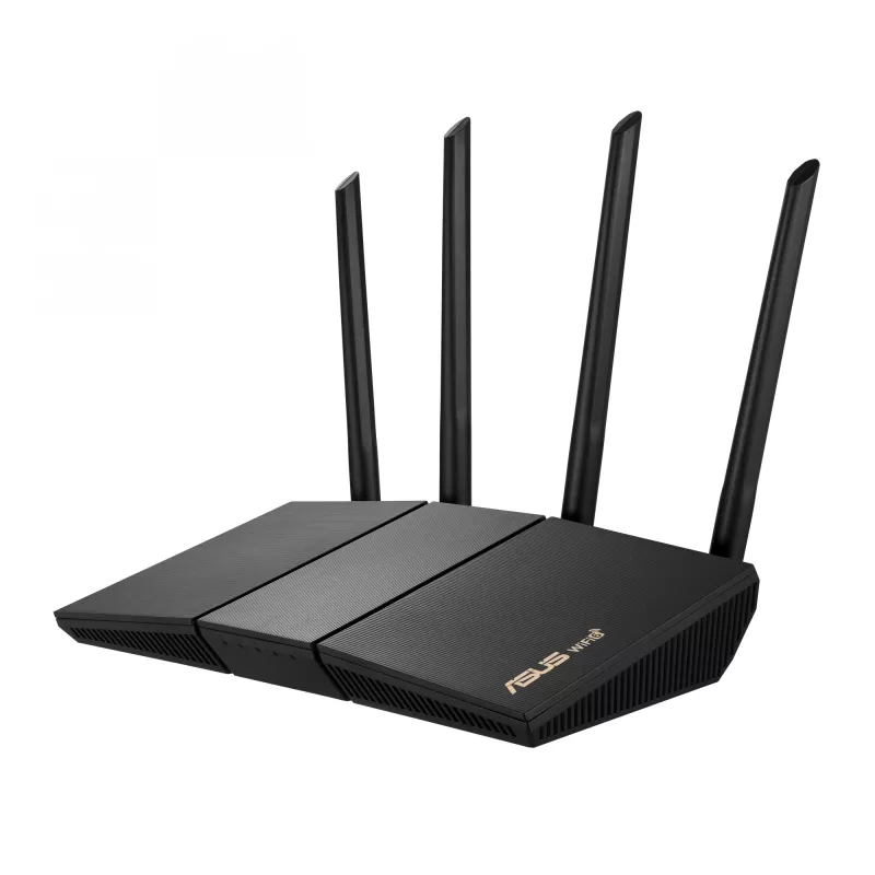 ASUS RT-AX57 belaidis maršrutizatorius Gigabit Ethernet Dviejų juostų (2,4 GHz / 5 GHz) Juoda