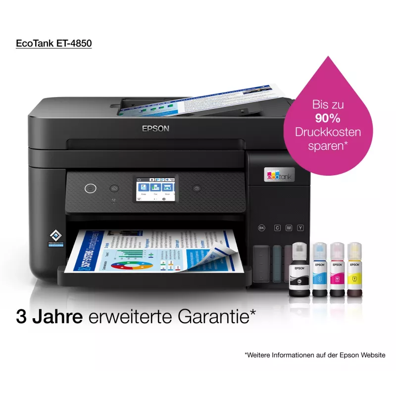 Epson EcoTank ET-4850 rašalinis A4 4800 x 1200 DPI 33 ppm Wi-Fi