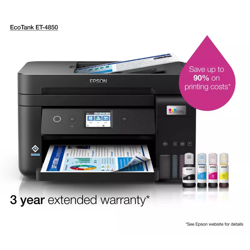 Epson EcoTank ET-4850 rašalinis A4 4800 x 1200 DPI 33 ppm Wi-Fi