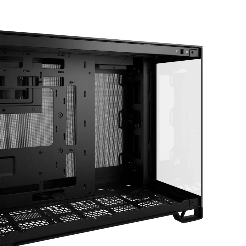 CORSAIR kompiuterio korpusas - vidutinio dydžio bokštas - 2500x dviejų kamerų - juodas