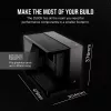 CORSAIR kompiuterio korpusas - vidutinio dydžio bokštas - 2500x dviejų kamerų - juodas