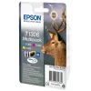 „Epson Stag“ daugiaspalvė pakuotė, 3 spalvų T1306 DURABrite Ultra rašalas, didelės talpos (XL), žydra, rausvai raudona, geltona, pigmentinis rašalas, 10,1 ml, 1 vnt., kelių dalių pakuotė