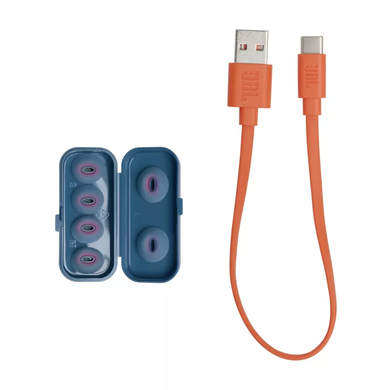 JBL Tune Flex Ausinės Tikras Belaidis Stereo (TWS) Į ausį Skambučiai/Muzika Mėlyna