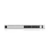 Valdomas komutatorius UBIQUITI USW-PRO-24-EU — 24× Gigabit RJ-45, 2× SFP+, L2/L3, montuojamas į stovą, sidabrinis