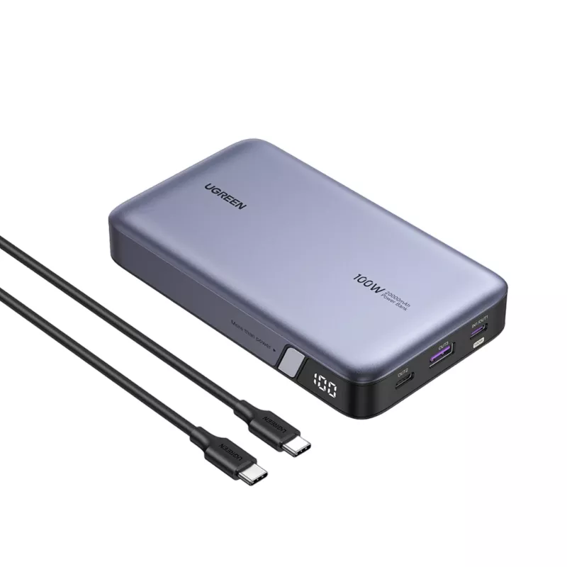 Ugreen 25188 išorinė baterija 20000 mAh Pilka