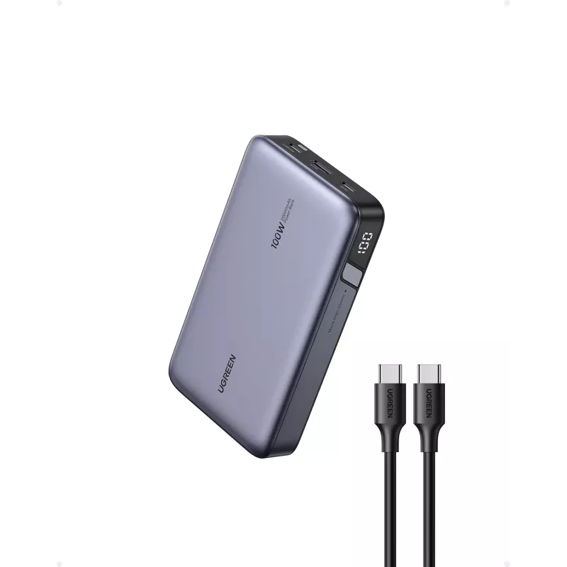 Ugreen 25188 išorinė baterija 20000 mAh Pilka