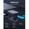 Ugreen 25188 išorinė baterija 20000 mAh Pilka