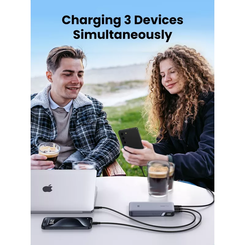 Ugreen 25188 išorinė baterija 20000 mAh Pilka