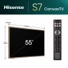 Hisense 55 colių S7NQTUK Canvas TV su Freely ir ArtMode