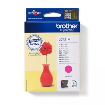 Cartridge Brother LC 121M Magenta 300 puslapių Ink
