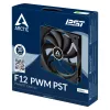 ARCTIC F12 PWM PST 120 mm PWM PST korpuso ventiliatorius, ventiliatorius, 12 cm, 230 RPM, 1350 RPM, 0,3 sone, 90,1 m³/h