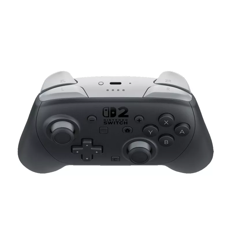 Nintendo Switch 2 Pro valdiklis juodas Bluetooth žaidimų pultas analoginis / skaitmeninis Nintendo Switch 2