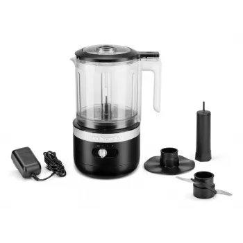 Elektrinis smulkintuvas KitchenAid 5KFCB519EBM 1,19 L 24 W Juodas Skaidrus