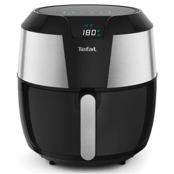 Tefal Easy Fry EY701D Vienvietis 5,6 L Laisvai pastatomas 1850 W Karšto oro gruzdintuvė Juoda, Nerūdijantis plienas