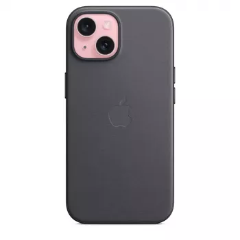 APPLE Apple FineWoven dėklas su MagSafe, skirtas iPhone 15, juodas