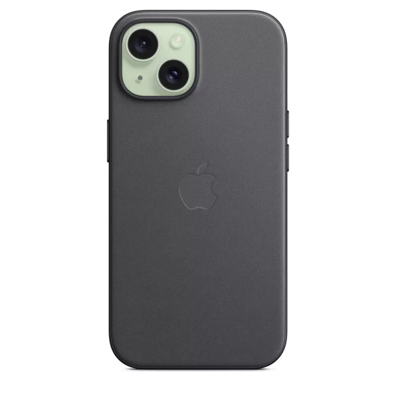 APPLE Apple FineWoven dėklas su MagSafe, skirtas iPhone 15, juodas