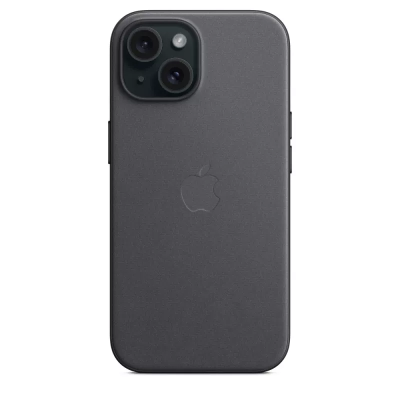 APPLE Apple FineWoven dėklas su MagSafe, skirtas iPhone 15, juodas